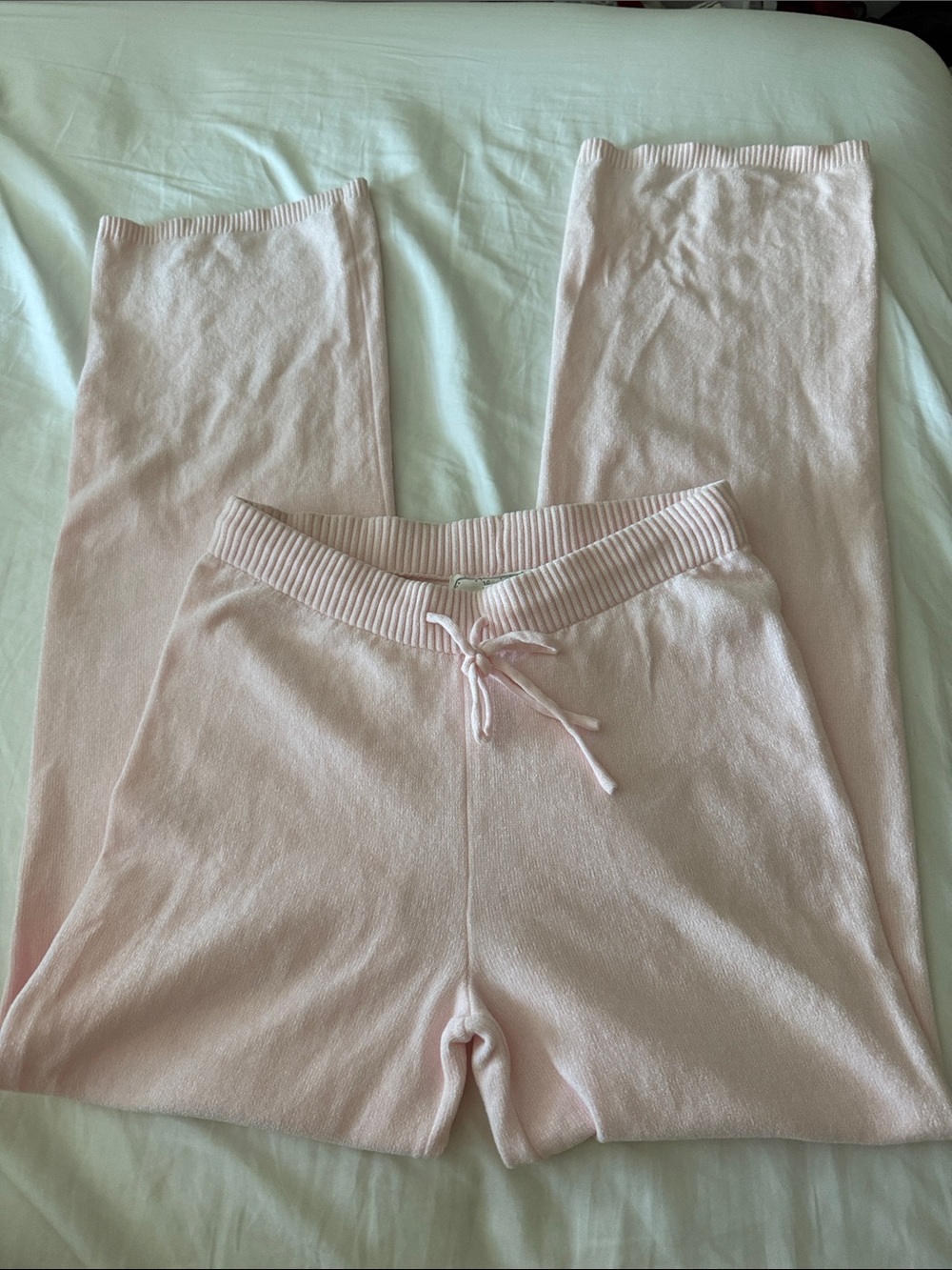 Light Pink Knit Lounge Pants from macys